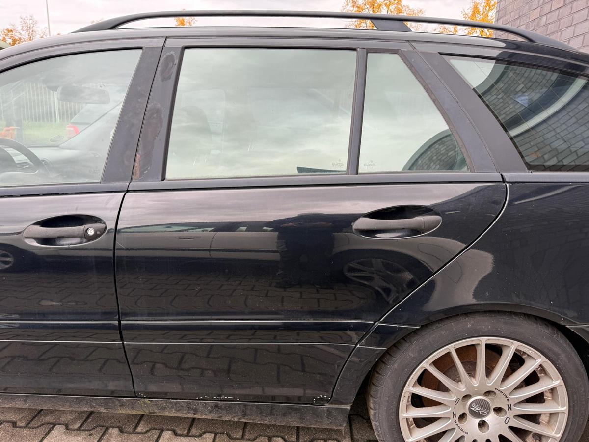 Mercedes C Klasse W203 original Tür hinten links 040 schwarz Rohbau Kombi BJ04